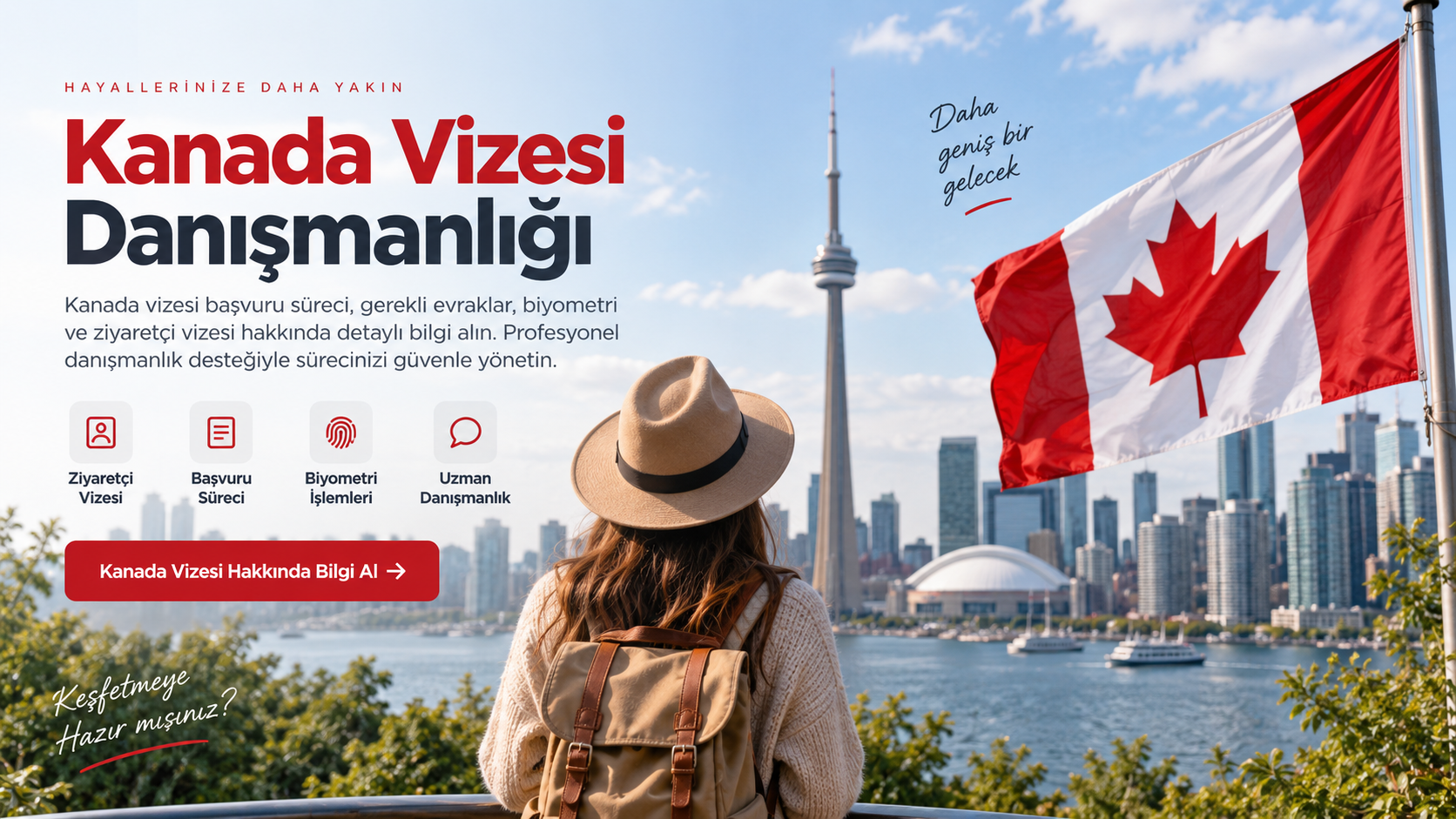 Kanada vizesi başvurusu ve Kanada vizesi danışmanlığı