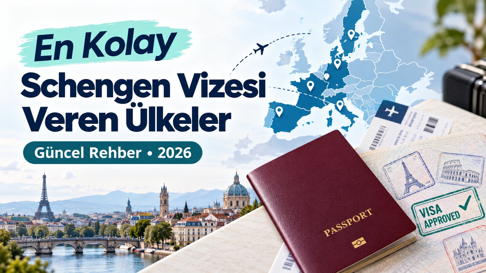 En kolay Schengen vizesi veren ülkeler 2026 rehberi